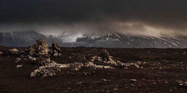 Paysage d'une Exoplanète