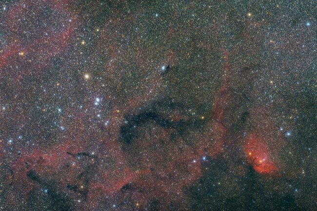 NGC6871 and SH2-101 - Tulip Nebula