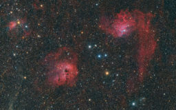 IC 405 & IC 410 - The Flaming Star & Tadpoles Nebulae